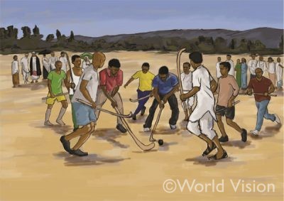 ワールド・ビジョン・エチオピア提供のヤグンナ・タチャワットの絵