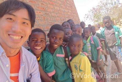 マラウイの支援地の子どもたち