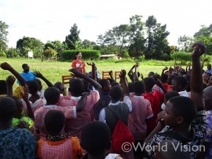 自分の夢を生き生きと語ってくれた子どもたち！ナルウェヨ・キシータ地域開発プログラム内の小学校にて