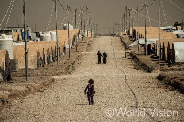 イラク国内の難民キャンプ