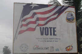リベリア便り　No.6　 2005年10月11日－内戦後初めての選挙