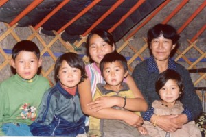 あるモンゴルの家族
